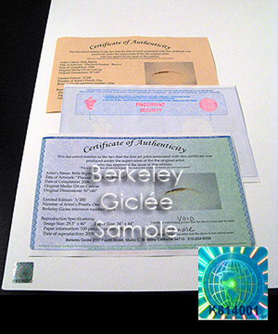Certificates Authenticity Certificates Authenticity